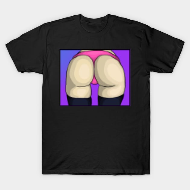 Pixel Art Butt T-Shirt by DILLIGAFM8